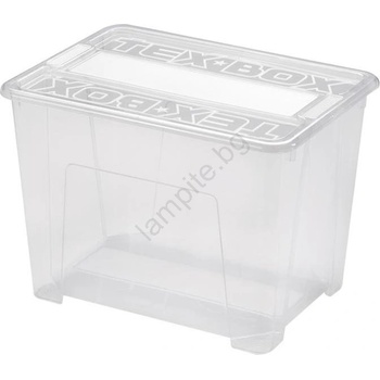 UTC Кутия за съхранение tex box 21 л прозрачна (ut0125)