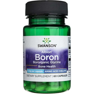 Swanson Boron from Albion Boroganic Glycine 6 mg 60 kapsúl