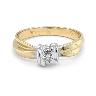 Beny Jewellery zlatý zásnubní s Diamantem 2011290