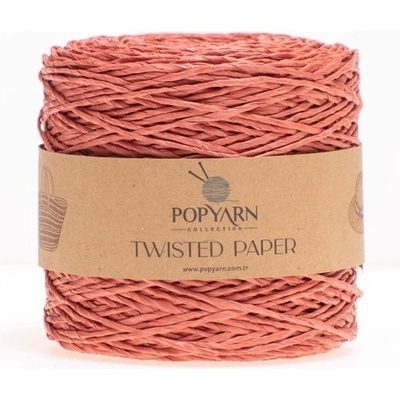 Popyarn papírová příze Twisted Paper B527 - růžová