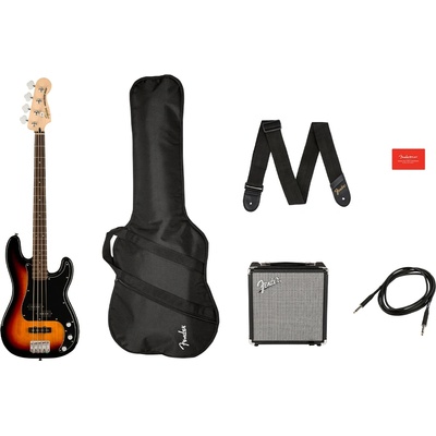 Fender Бас китара комплект Fender Squier Affinity Precision Bass Pack LRL 3TS