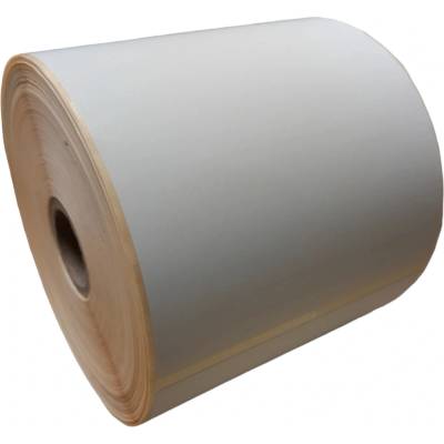 Termo Etiketa 100 mm x 150 mm, Perforácia, Thermo eco, Biela, Dutinka 25 mm, 500 ks/kotúč, Permanentné lepidlo, Priemer kotúča 116 mm