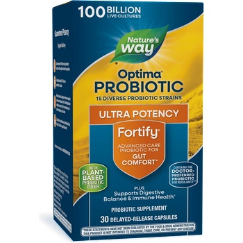 Nature's Way Фортифай Оптима Advanced Care 100 млрд. активни пробиотици 30 V капсули | Nature’s Way (15784)