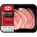  Месо охладено Свински котлет нарязан Бони 550гр
