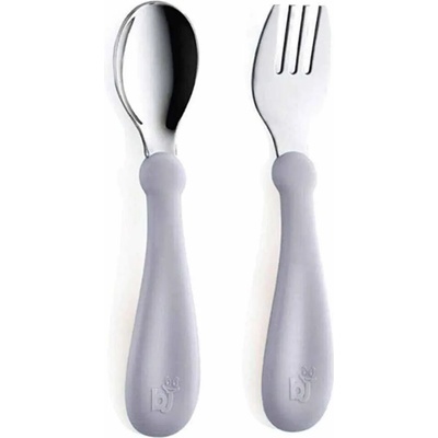 BabyJem Комплект виличка и лъжичка BabyJem - Grey (522)
