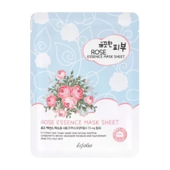 Esfolio Pure Skin Essence Mask Sheet Rose - Тъканна маска с екстракт от роза 25мл