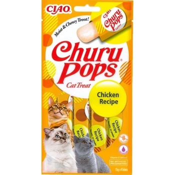 Inaba Churu Pops cat snack tuňák a kuře 4 x 15 g
