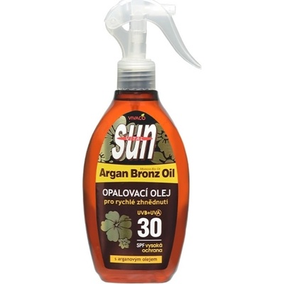SunVital Argan Oil opaľovací olej SPF30 200 ml