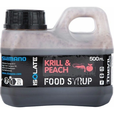 Atraktor Shimano Bait Isolate Food Syrup Krill Peach 500 ml