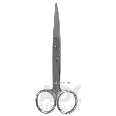 Surgicrafts NOŽNICE CHIRURGICKÉ ZAHNUTÉ HROTNATÉ 15 cm 1 ks