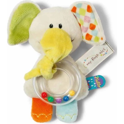 NICI Дрънкалка Слонът Дънди, 15х12 см (39712)