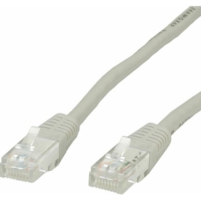 Value 21.99.0910 RJ45 CAT 6 U/UTP 10m sivý