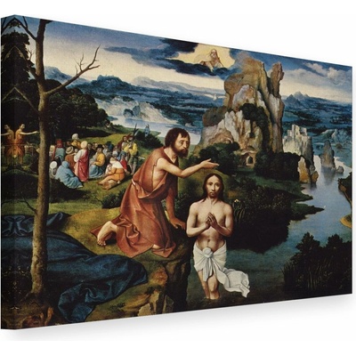 Obraz na plátne Joachim Patinir - Krst Ježiša Krista - 30x40 cm