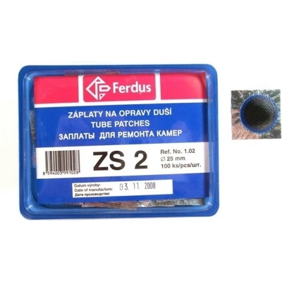Ferdus záplaty ZS 2 25 mm 100 ks