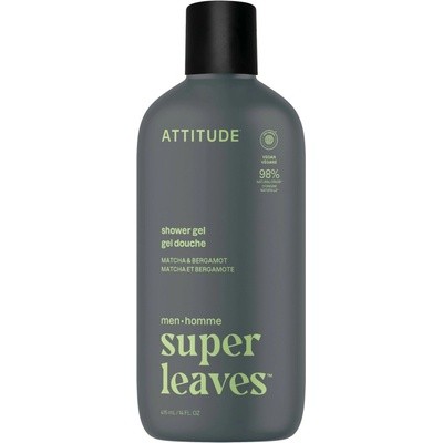 Attitude Pánsky sprchový gél Super Leaves Matcha & Bergamot 415 ml