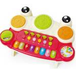 Raya Toys Бебешко музикално пиано Raya Toys - Жаба, червено (503126104)