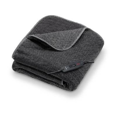 HD 65 Dark Grey Heated Overblanket; Soft and cuddly surface; 3 temperature; auto switch-off 3 hours; removable switch; washable at 30° Oko-Tex 100; 180(L)x130(W)cm (40053_BEU)