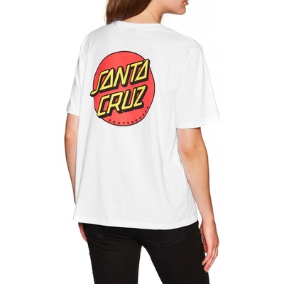 SANTA CRUZ Classic Dot Tee white