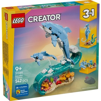 LEGO® Creator 3-in-1 - Sea Animals: Beautiful Dolphins (31385)