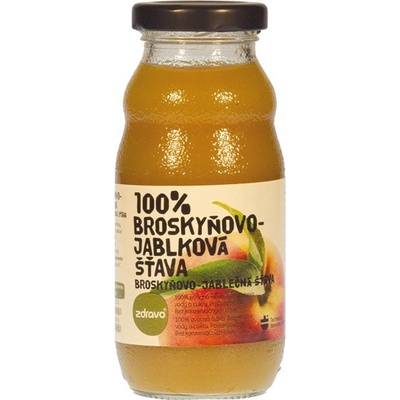 Zdravo 100% broskyňa a jablko 200 ml