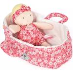 Doudou Мека кукла Doudou - Marylou, с текстилен кош за носене, 20 cm (3700335260083)
