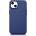 ICARER Кейс от естествена кожа iCarer за iPhone 14 Plus, син (съвместим с MagSafe) (WMI14220707-BU)
