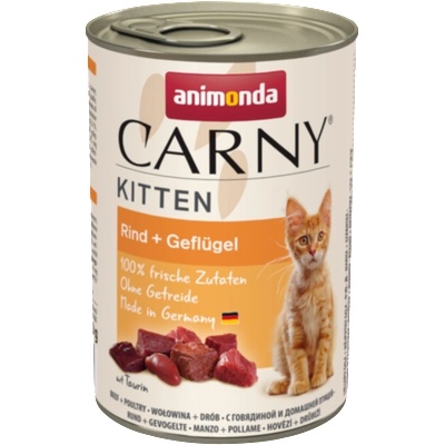 Animonda Cat Carny Kitten вкус: говеждо, птиче месо 400 г