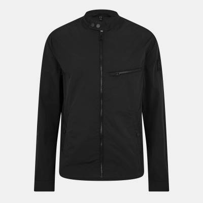 BELSTAFF Яке BELSTAFF Men's Walkham Long Sleeve Full Zip Bomber Jacket - Black