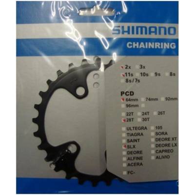 Shimano - Shimano SLX FC-M7000 převodník, 28 zubů pro 2x11s