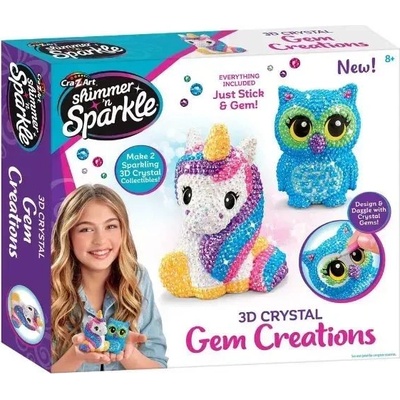 CRA-Z-ART Shimmer’n Sparkle: 3D DIY фигури с кристали (65667)