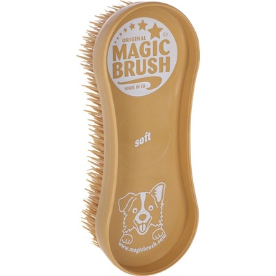 Kerbl MagicBrush Soft Sandstorm kefa pre psov 16,5 x 6,5 x 3 cm