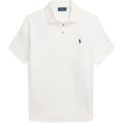 Ralph Lauren Риза с къс ръкав Polo Ralph Lauren Men's Knitted Short Sleeve Shirt - Deckwash White