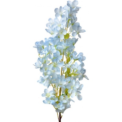 Velká umělá květina modrá šeřík – 100 cm