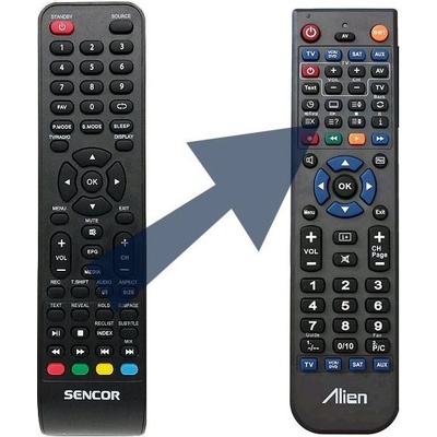 Diaľkový ovládač Alien Sencor SLE2810M4
