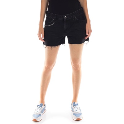 Pepe Jeans dámské kraťasy THRASHER BLACK denim