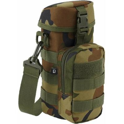 Brandit na fľašu 0,5-1 l s popruhom Molle woodland