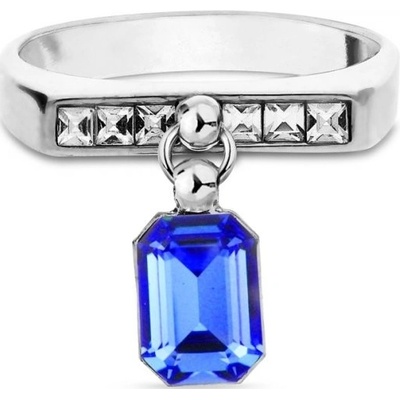 Spark prsten modrý se Swarovski Elements Royal 13964 2097 Sapphire