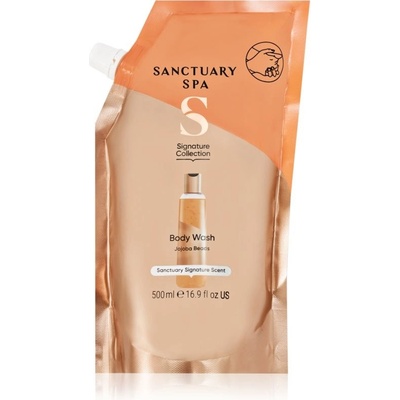 Sanctuary Spa Signature Collection osviežujúci sprchový gél náhradná náplň 500 ml