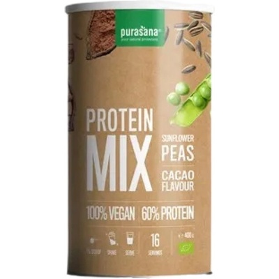 Purasana 100% Vegan Protein Mix | Cacao [400 грама] Шоколад