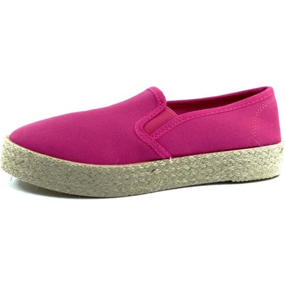 127 D FU plátěnka nazouvák růžová