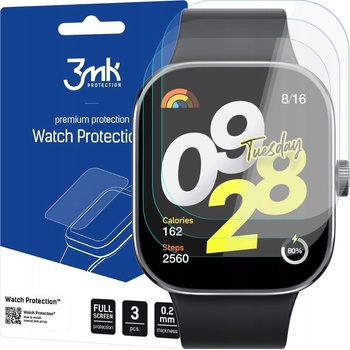 3MK Скрийн протектор 3MK Watch Protection за Redmi Watch 4, комплект от 3 броя, прозрачен, 0.2 мм ( )
