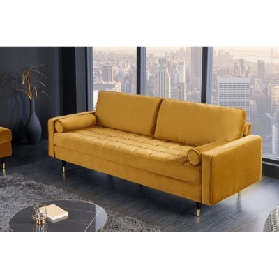 Komfort-nábytok 41072 220cm Cozy Zamat Žltá