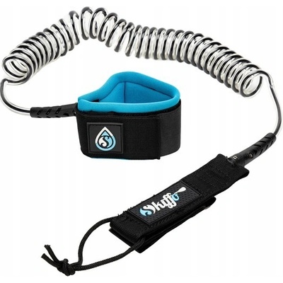 leash SKIFFO Coiled 10' 8mm - BLACK