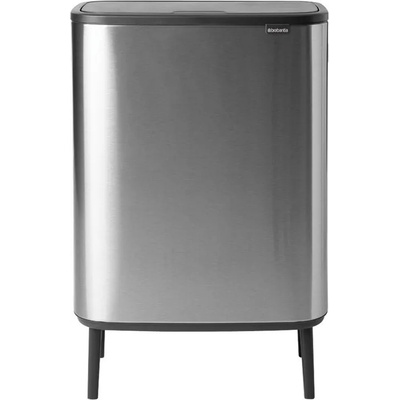 Brabantia Кош за отпадъци с докосване BO HI 60л, матова стомана, Brabantia (BRAB130267)