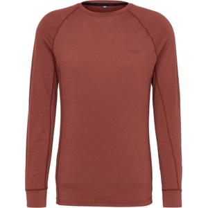 Stoic Мъжко мериносово термобельо Stoic Merino180 BengtSt. L/S Merino base layer - Cinnamon Brown - размер XS (015-2080-1611)