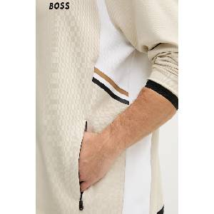 BOSS Green суичър с цип мъжки SW_TOC Spin FZ (50554402) - answear - 234,50 лв