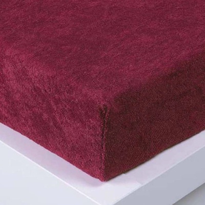 Xpose froté plachta Exclusive bordó 160x200