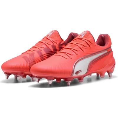 PUMA Футболни бутонки Puma Men's King Ultimate Soft Ground Football Boots - Glowing Red