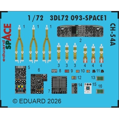EDUARD CH-54A SPACE 1/72 recommended for ICM