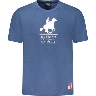 U. s. grand polo Мъжка поло тениска с къс ръкав us grand polo, Размер s, Цвят Синьо (au02650_bl2jeans)